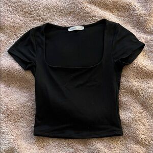 Sincerely Jules Black Short Sleeve Top
